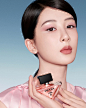 Photo shared by Prada Beauty on November 15, 2024 tagging @yangzi_aoao. 可能是包含下列内容的图片：1 位用户、化妆、口红、香氛、化妆品、香水和文字.