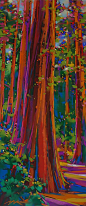 Cathedral of Giants ~ Michael Mckee, pastel