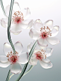 lukfook_White_background_futuristic_plum_blossom_detailed_plant_dbf82aa9-b491-4d4d-ae04-c1097f251468