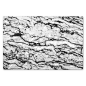 Black and White Intricate Marble Stone Pattern Tissue Paper
