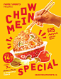 Chow Mein Special Poster & Promotional Video on Behance