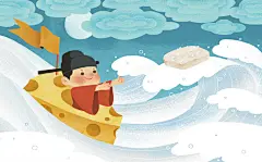 茶点包装插画Packaging illustration