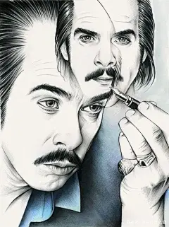 简单又大气！Ricardo Fumanal时尚人物线稿插画