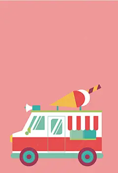 扁平化甜筒甜品冷饮海报背景矢量图高清素材 平面广告 免费下载 页面网页 平面电商 创意素材