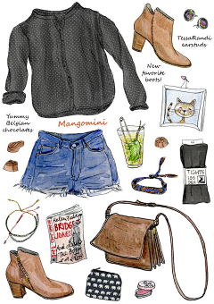 Cicely_采集到{Watercolor-Fashion }
