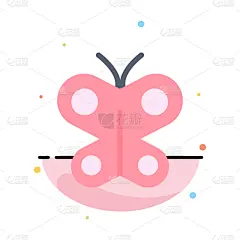 春天,昆虫,彩色图片,抽象,蝴蝶,平坦的,可爱的,华丽的,飞