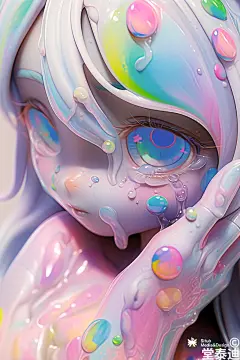 原创作品 ©堂泰迪 SUGAR TEDDY  糖浆3D人物设计 虚拟海报 排版设计 虚拟人物