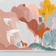 #云朵分享# 晚安，在梦的国度里行走~

Anastasia Suvorova 的作品色彩飘逸，类水彩的画面效果，充满了灵动的感觉，夸张巨大的主体和小巧的人物形成充满戏剧感的对比，呈现出灵动梦幻的意境，这样的构图手法可以学习借鉴哦~

Ins：chaosego ​​​​