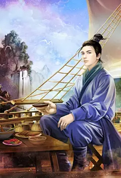 古风手绘插画