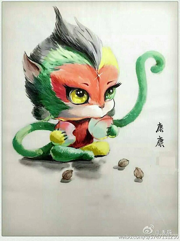 如何评价 2016 猴年春晚吉祥物「康康...