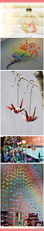 各种千纸鹤，你最喜欢哪个？>>>更多有趣内容，请关注@美好创意DIY