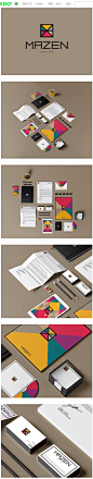 Mazen Consulting温哥华咨询公司品牌VI设计 设计圈 展示 设计时代网-Powered by thinkdo3 #设计#