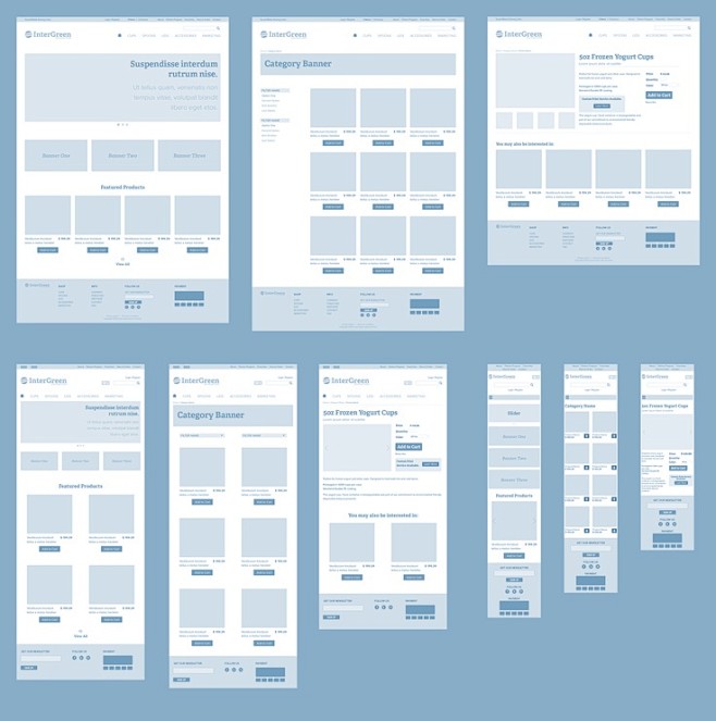 Responsive Wireframe...