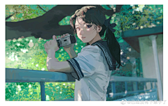 藍川丶采集到插画灵感（作品向）