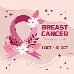 扁平手绘女性乳腺癌抗癌爱护乳房健康科普宣传插画海报ai设计素材-淘宝网