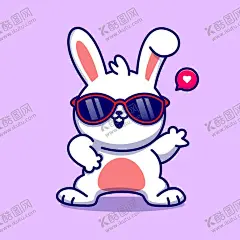卡通小白兔戴墨镜 【酷图网】卡通,动漫,图案,漫画,手绘,插画,人物,logo,T恤,吉祥物,卡通吉祥物,卡通动物,印花,卡通印花,印花图案,T恤图案,兔子,小兔,兔,卡通兔,卡通兔子,卡通小白兔,卡通小兔,兔子卡通,兔年,野兔,宠物兔子,动物,兔子素材,白兔子,大白兔,兔头
