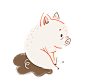 手绘可爱小猪插画 PNG免抠图