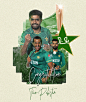 #T20WorldCup ads cup design football green team Pakistan posters social media sport