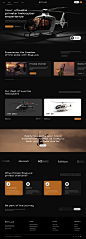 Helicopter Booking Website Landing Page by Usman A. on Dribbble