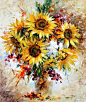 Sunflowers - Leonid Afremov