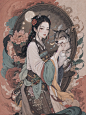 花朝狼月夜