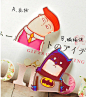 日本原宿风ZIPPER 亚克力胸针 。为什么要把花轮和蝙蝠侠放在一起！！！