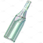 C4D-3D酸性风玻璃质感元素-玻璃瓶