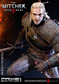 Witcher 3 Geralt - Prime1 Studio Statue, Alvaro Ribeiro : This is the Geralt statue I did for Prime1 Studio.

I worked on files provided by CD Projekt RED, so my job was to transform Geralt into a statue. I was responsible for posing, designing and sculpt