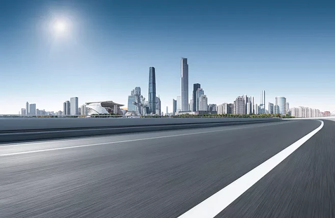 城市道路图片下载
