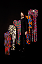 Shooting of collectors - Grazia : Olivier Chatenet : YSL vintageLaurence Maheo : Silk scarvesCaroline Ritzler : Suits and pantsDimitri Coste : VansPénélope Blanckaert : PumpsFebruary 2015