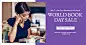 Reading Woman Literary World Book Day Sale Ecommerce Banner