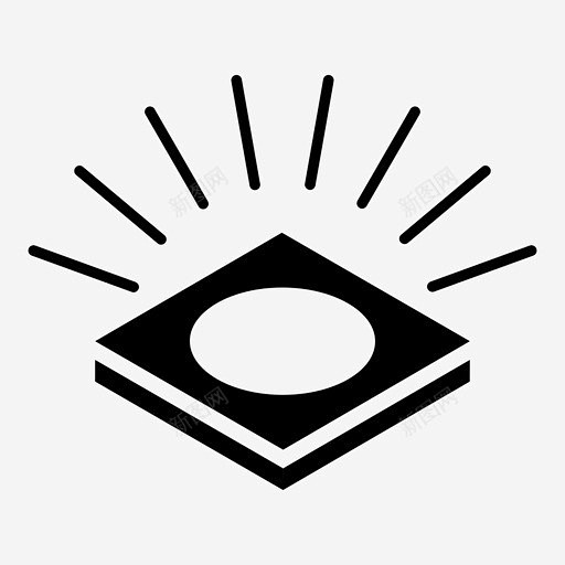led发光二极管灯泡图标 标识 标志 UI图标 设计图片 免费下载 页面网页 平面电商 创意素材