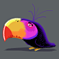Tropical Birds : Tropical Bird character designs.
