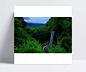 山中细流瀑布|风景图片,绿树,茂盛森林,瀑布,山水,山水风景,摄影,摄影图片,自然风光,自然景观