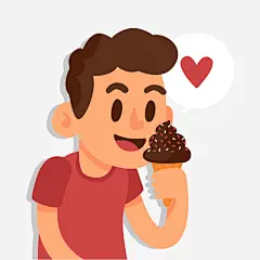 爱吃冰激凌的男生扁平插画矢量图高清素材 冰激凌 卡通 夏日 扁平 插画 甜品 男生 矢量图 免抠png 设计图片 免费下载