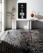 Join the dots | AERIAL DOTS from our Carousel collection was inspired by views from above, and the irregular geometric patterns created by farmland. Designed by senior designer Lia Pielli, this handknot rug can be custom coloured, shaped and sized to suit