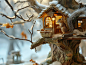 john968015_Squirrel_treehouse_indoor_panorama_in_winter_wool_fe_d4abce97-e5ff-4f86-8d75-bf5bab1311d3