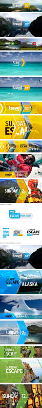 Travel Channel / Sunday Escape -- www.behance.net/gallery/18791401/Travel-Channel-Sunday-Escape: 