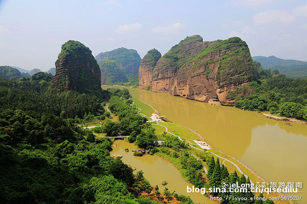 龙虎山，一抹抹丹霞道不尽, 七色地图旅游...