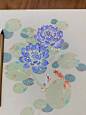 梦里的紫金莲花✨是偏光颜料！_1_薯条人画画_来自小红书网页版