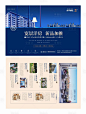 【源文件下载】  DM 宣传单页 房地产 洋房 加推 价值点 卖点 蓝金 城市设计作品 设计图集