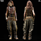 Gulnara Suit and Accessories - Metro Exodus, Maryna Chemerys : I was very honored to be a part of the 4a-Games Character team on the Metro Exodus. 
Here is one of the  characters I worked on. I was responsible for making a suit and accessories for her, al