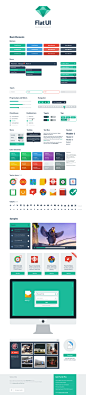 ui kit and flat design!
