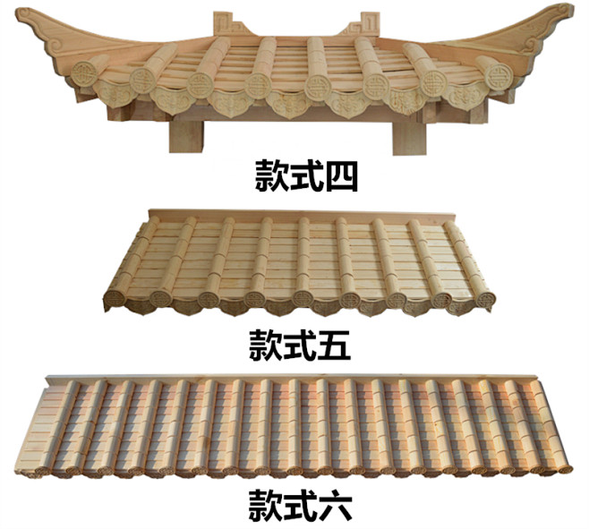 东阳仿古实木雕屋檐假门头中式门楼装饰复古...
