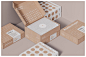 21832 快递运输飞机盒牛皮瓦楞纸箱盒子高端礼品盒包装设计样机PS素材 (3)