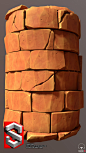 Stylised Bricks - Substance Doodle, Daniel Swing : 100% Substance! I experimented with some ideas and tested some patterns, which created this stylized material.