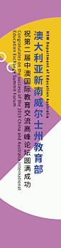 峰会6.5m*1.5m祝贺条幅1