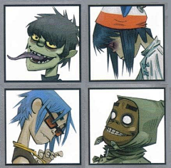 蚂蚁八手王采集到欧美画师 Gorillaz Concept