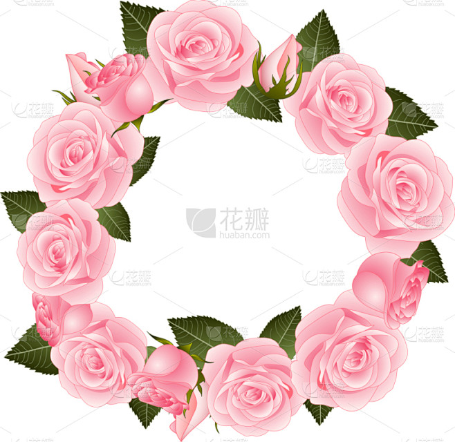 粉色,花环,玫瑰,华丽的,请柬,浪漫,婚...