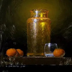 David Cheifetz 油画静物#油画#